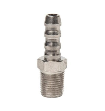 4711 Espigão fixo macho com rosca 1/8 para mangueira 1/4