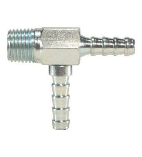 4601 Emenda TEE rosca 1/4 com 2 saídas para mangueira 5/16