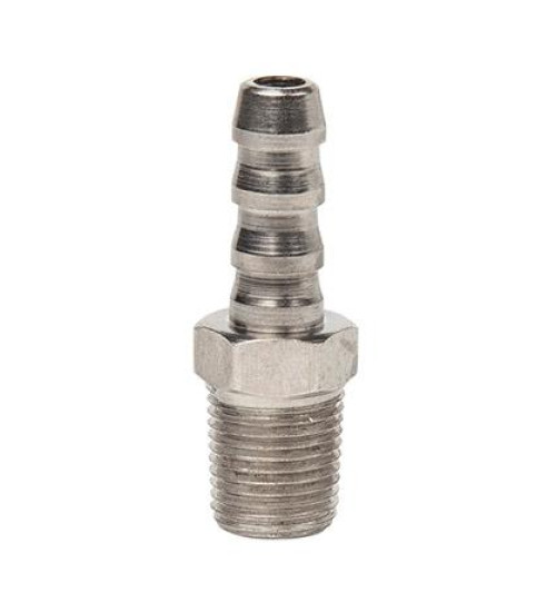 4711 Espigão fixo macho com rosca 1/8 para mangueira 1/4